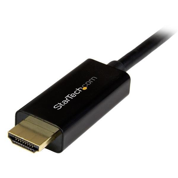 STARTECH.COM  StarTech.com Cavo DisplayPort a HDMI Passivo 4K 30Hz - 3 m - Cavo Adattatore DisplayPort a HDMI - Convertitore DP 1.2 a HDMI - Connettore DP a scatto 