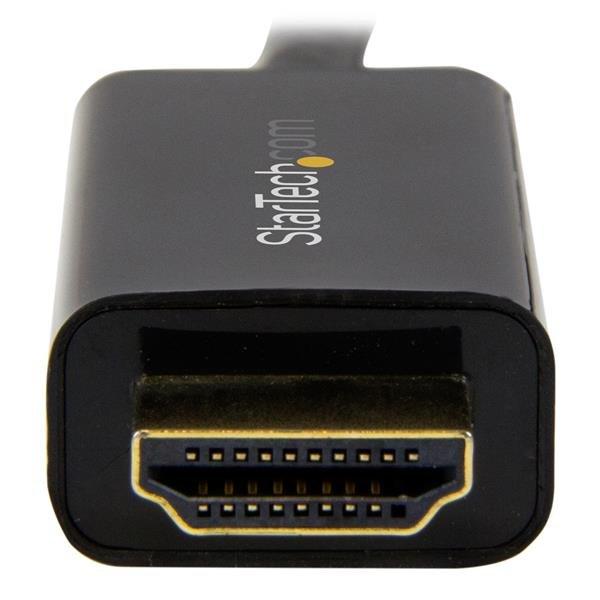 STARTECH.COM  StarTech.com Cavo DisplayPort a HDMI Passivo 4K 30Hz - 3 m - Cavo Adattatore DisplayPort a HDMI - Convertitore DP 1.2 a HDMI - Connettore DP a scatto 