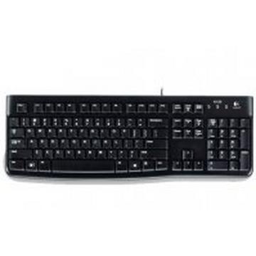 K120 Corded Keyboard tastiera USB QWERTY Nordic Nero