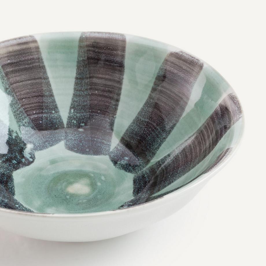 AM.PM Lot de 4 bols en grès rayé  