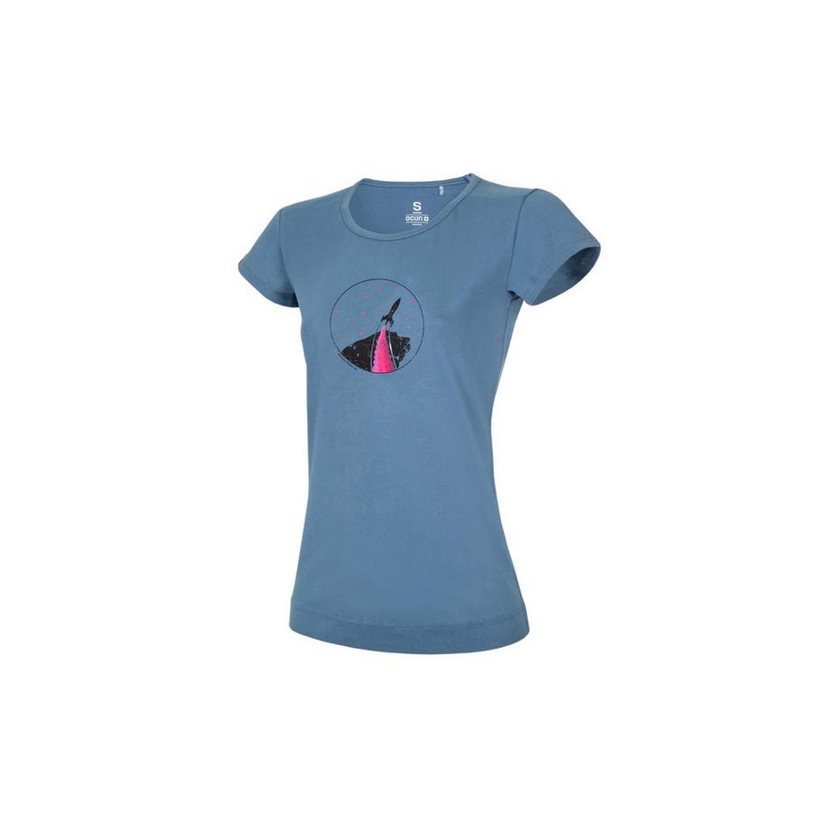 t-shirt cassic t organic rainbow rocket