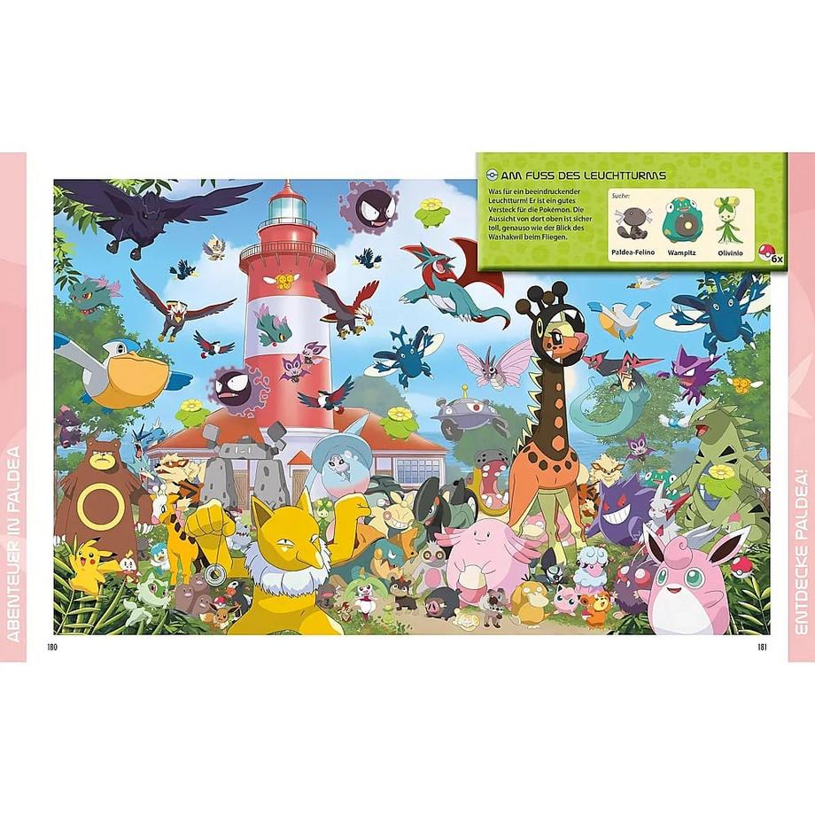 Pokémon: Mein großes Wimmelabenteuer: Begleite Pikachu durch alle 9 Regionen Panini; Pokémon; Print Company Verlagsges.m.b.H (Übersetzung) Gebundene Ausgabe 