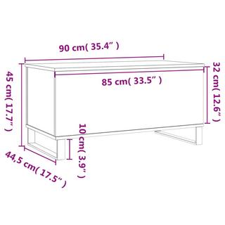 VidaXL Table basse bois d'ingénierie  