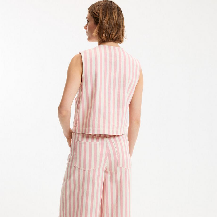 La Redoute Collections Gilet Senza Maniche a Righe  