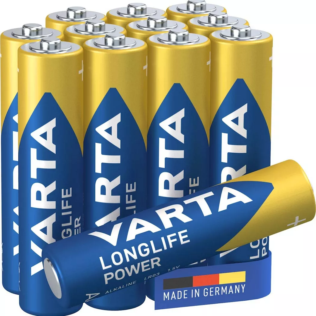 Varta Longlife Power AAA, 12er Pack; Batterie