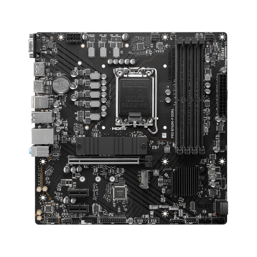 MSI  PRO B760M-P DDR4 scheda madre Intel B760 LGA 1700 micro ATX 