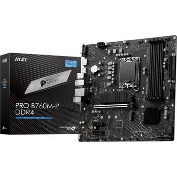 PRO B760M-P DDR4 Motherboard Intel B760 LGA 1700 micro ATX