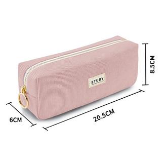 Only-bags.store Trousse à crayons Trousse à crayons en velours côtelé Trousse à crayons pour l'école  