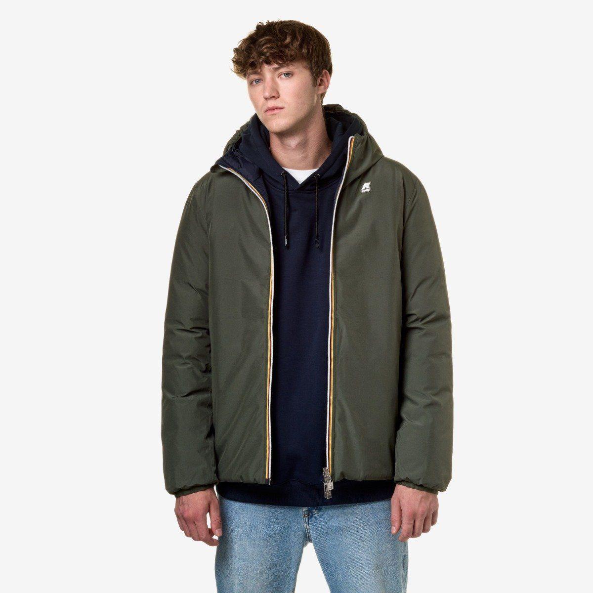 K-WAY Jack Eco Stretch Thermo-XL Giacca Antipioggia Reversibile  