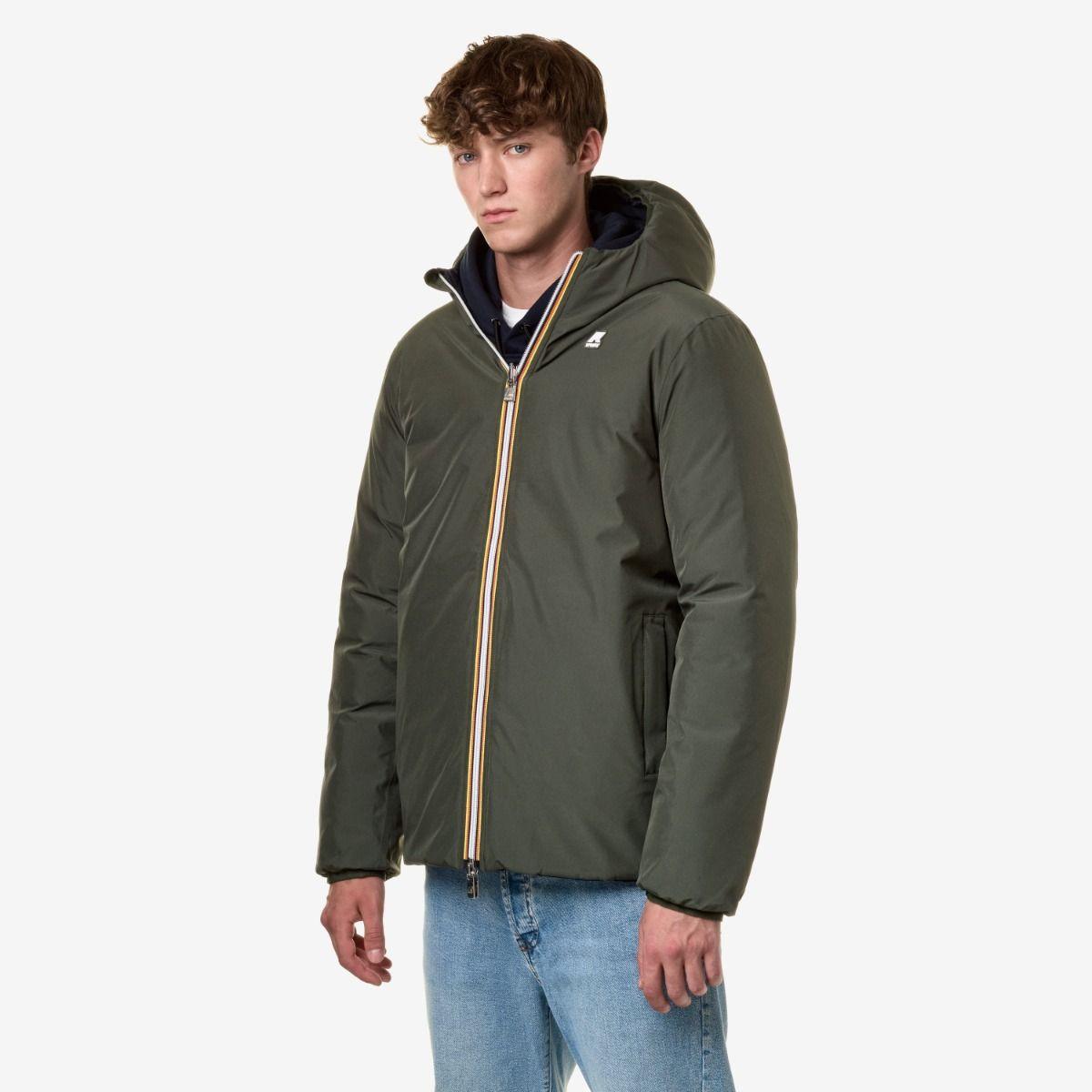 K-WAY Jack Eco Stretch Thermo-XL Giacca Antipioggia Reversibile  