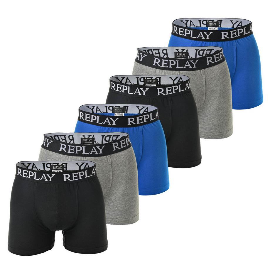 REPLAY Figurbetonte Boxershorts 6er Pack  