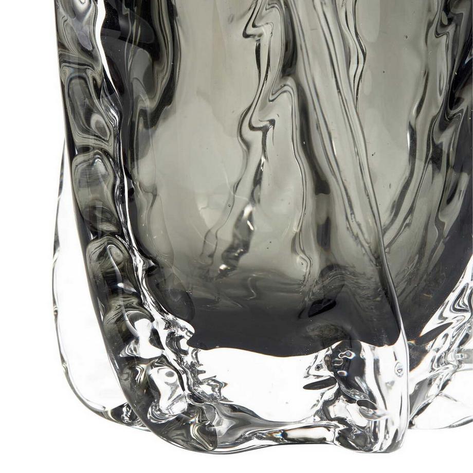 mutoni Vase Paragon handgeformt anthrazit 21  