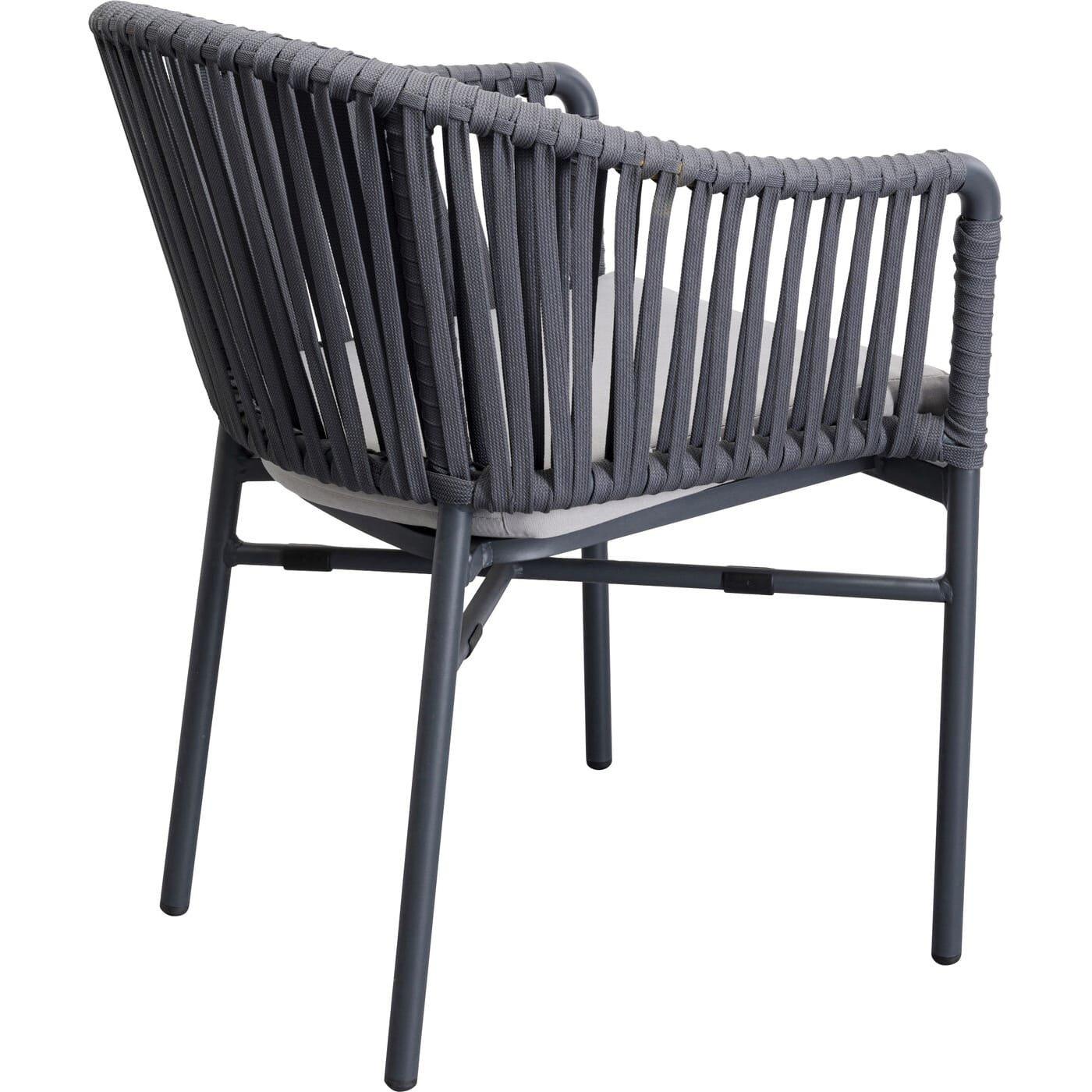 KARE Design Fauteuil Santanyi gris foncé  