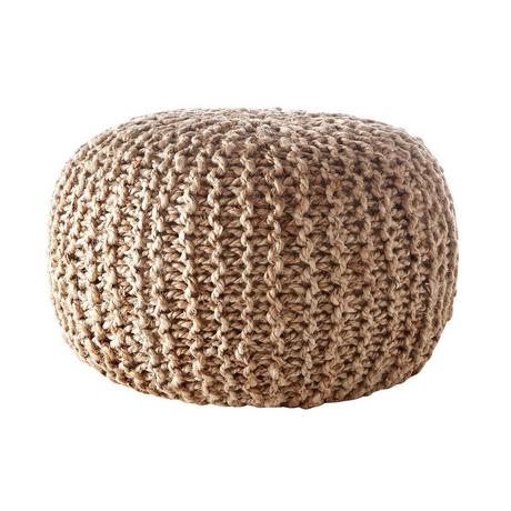 La Redoute Intérieurs Pouf rond en jute tressé BISHO  