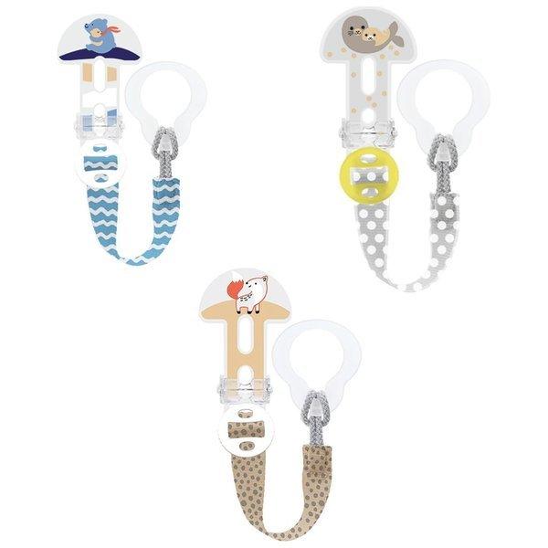 Image of MAM Clip it Nuggikette Knabenfarbe - ONE SIZE