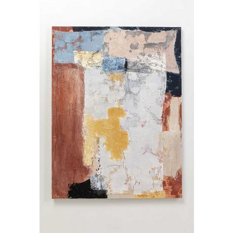 KARE Design Tableau sur toile Art Splash Orange 90x120  