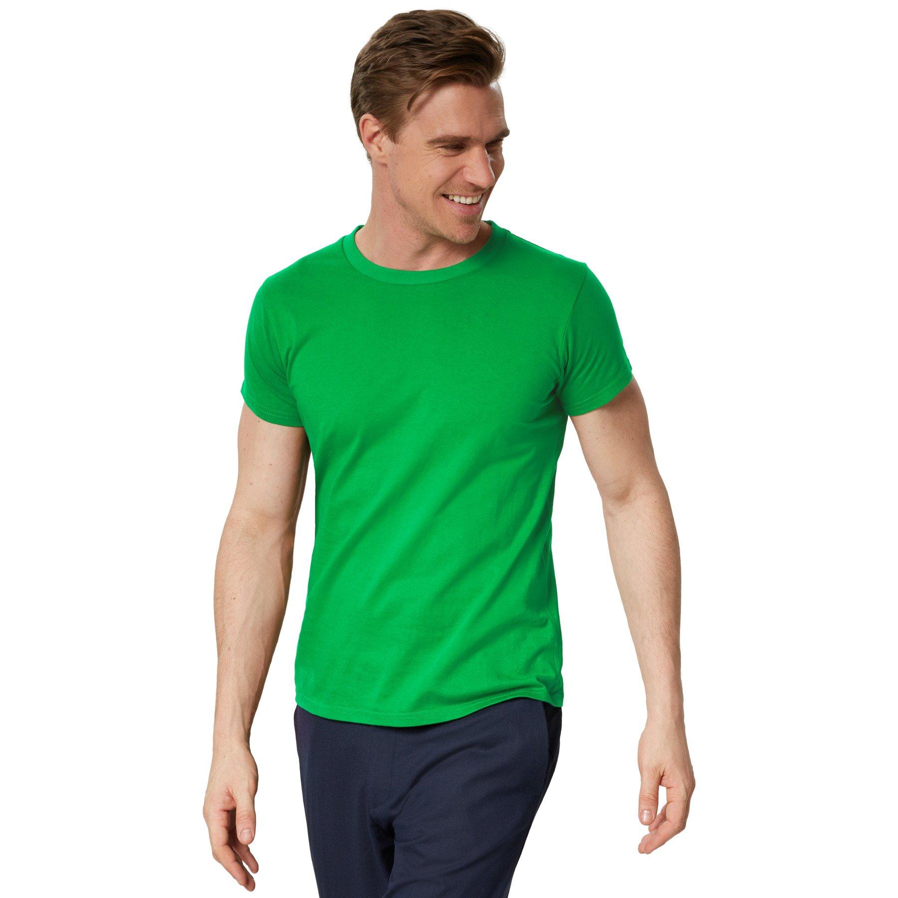 Image of T-shirt Männer Herren Grün M