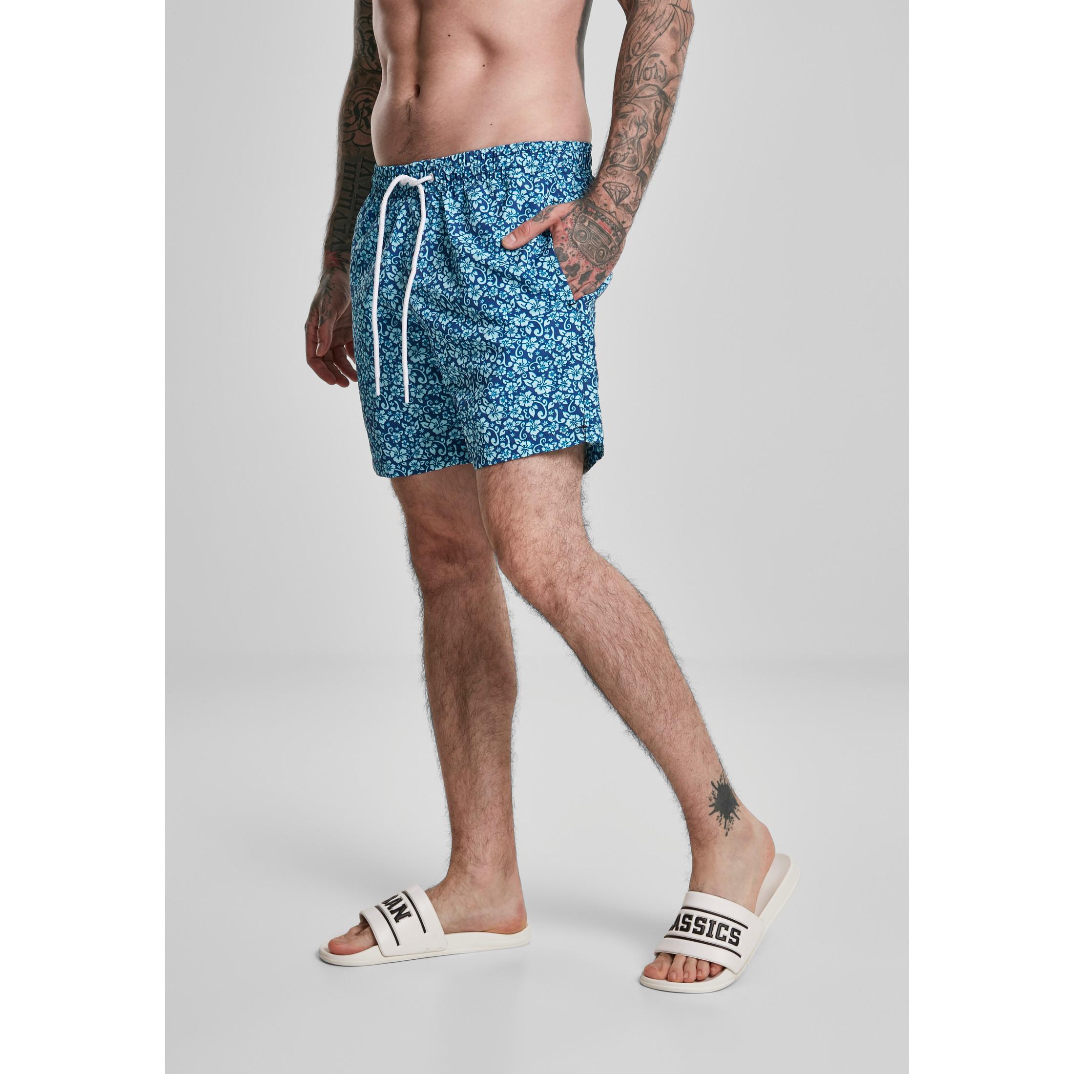 URBAN CLASSICS  pantaloncini da bagno urban claic floral 