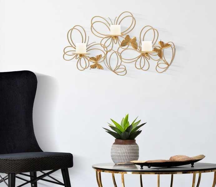 mutoni Wand-Kerzenhalter Farfalle  