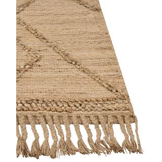 Beliani Tapis en Jute Boho HANDERE  