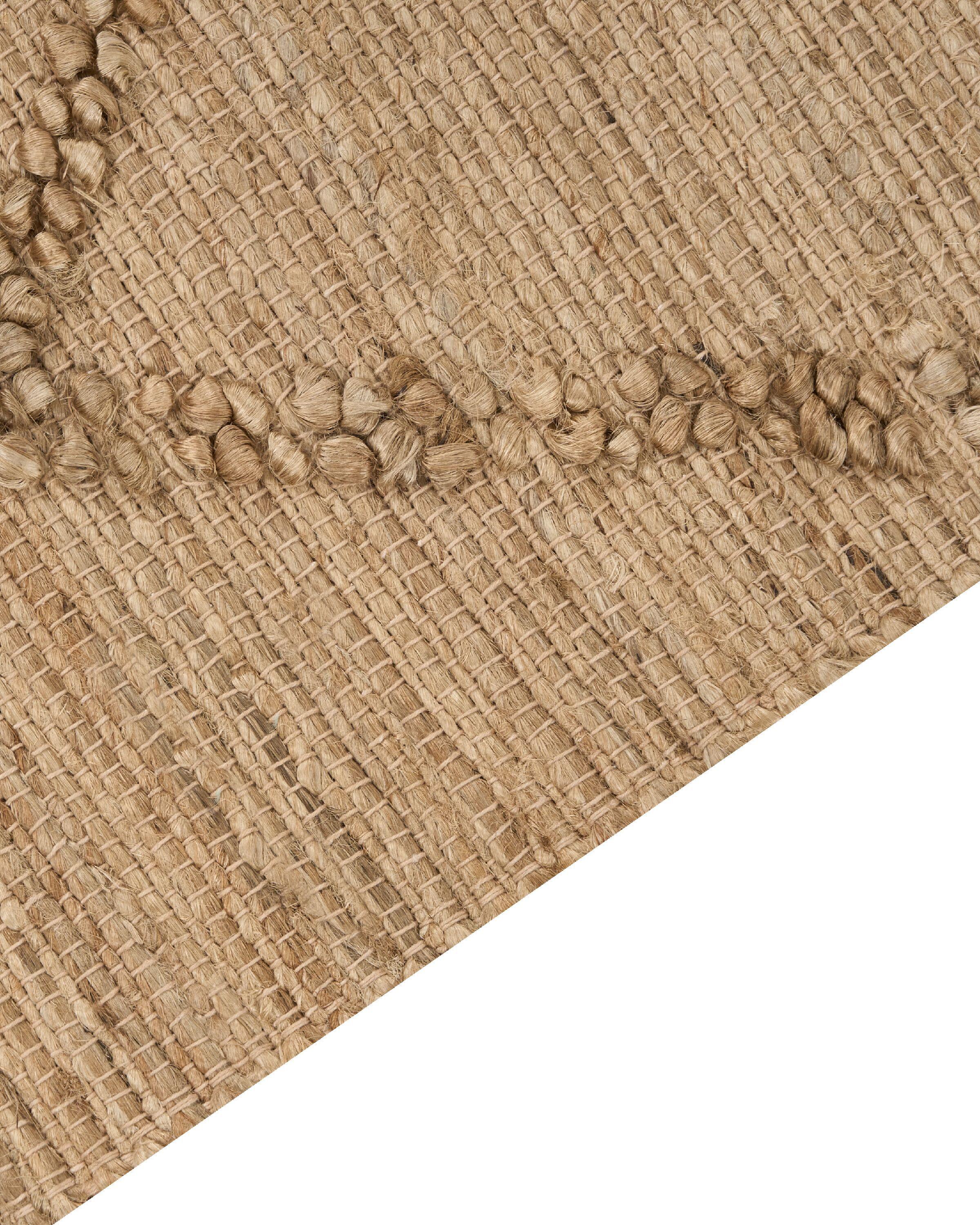 Beliani Tapis en Jute Boho HANDERE  