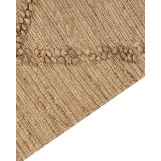 Beliani Tapis en Jute Boho HANDERE  