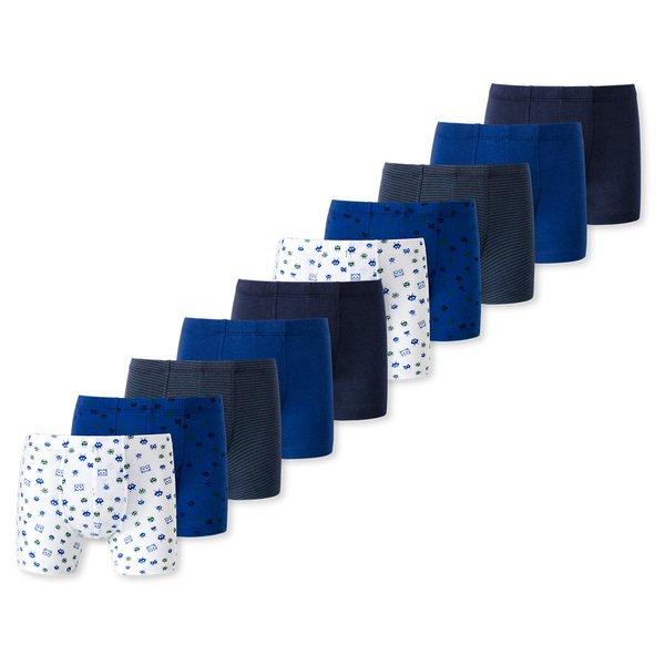 Image of 10er Pack 955 Organic Cotton - Retro-short Pant Jungen Grau 92