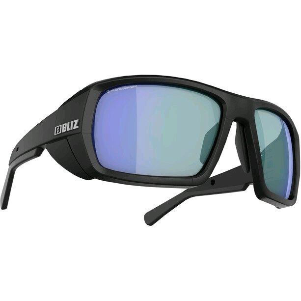 Bliz  Peak Matt Black - Brown w Blue Multi Photochromic Sportbrille 