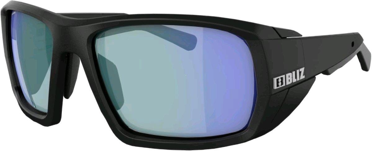 Bliz  Peak Matt Black - Brown w Blue Multi Photochromic Sportbrille 