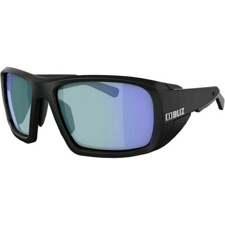 Bliz  Peak Matt Black - Brown w Blue Multi Photochromic Sportbrille 