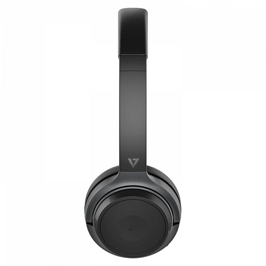 V7  V7 HB600S Kopfhörer & Headset Kabellos Kopfband AnrufeMusik USB Typ-C Bluetooth Schwarz 