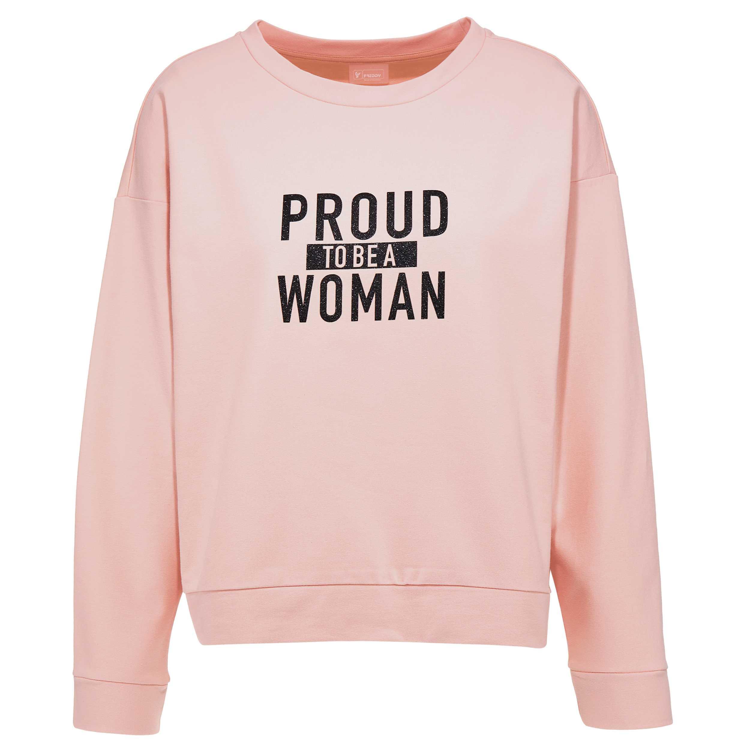 Image of Sweatshirt Damen Rosa L