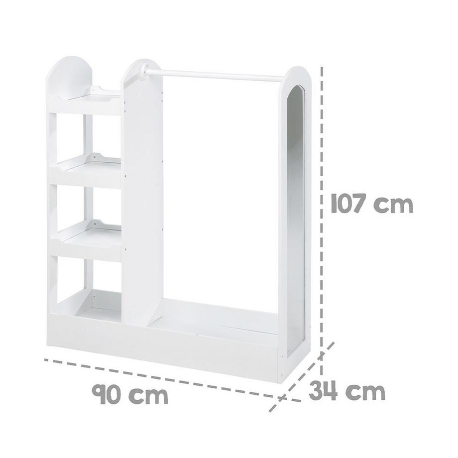 roba Kindergarderobe mit Kleiderstange & Spiegel  