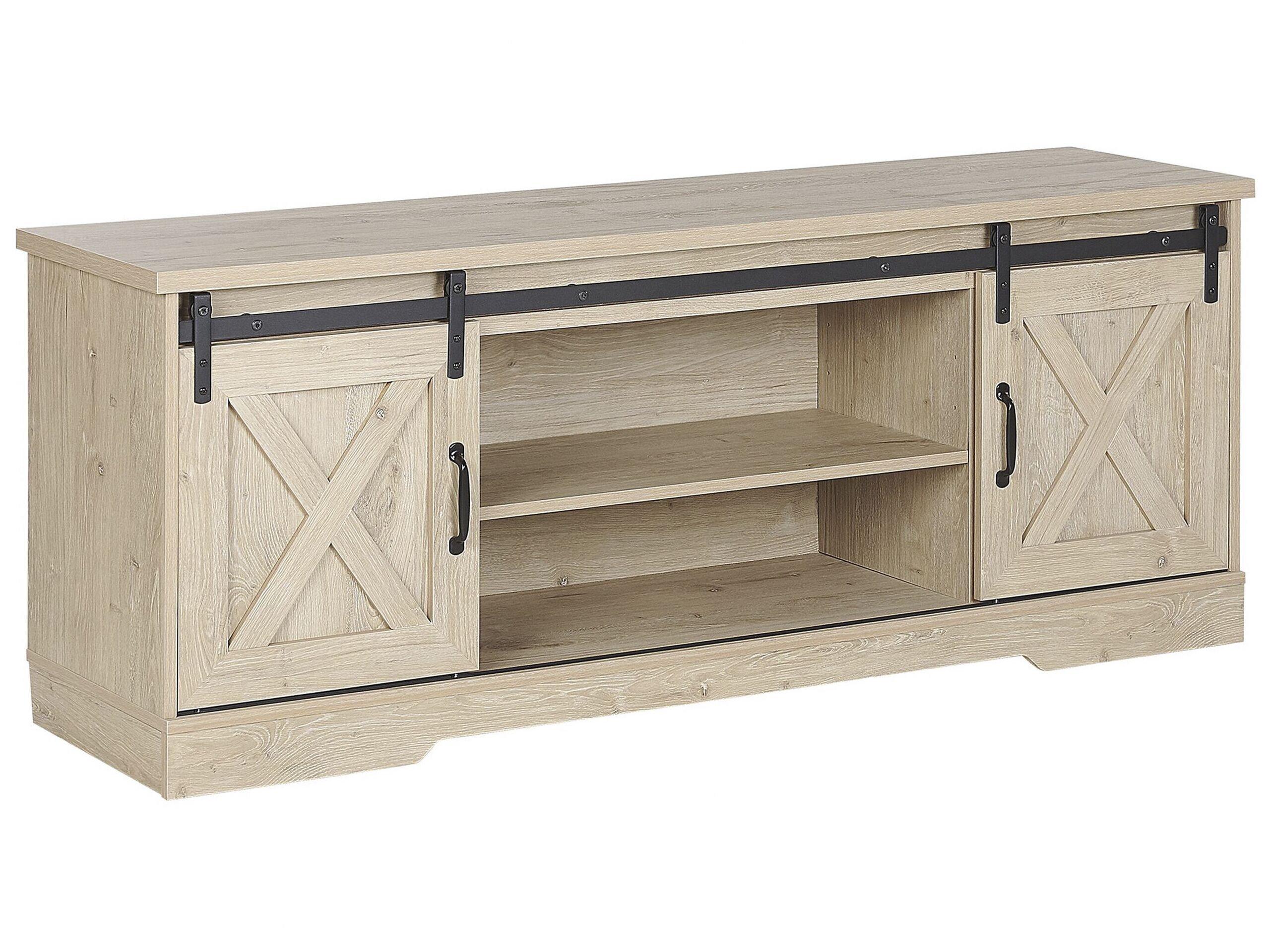 Image of TV-Möbel aus MDF-Platte Rustikal ULAN TV-Möbel aus MDF-Platte Rustikal ULAN