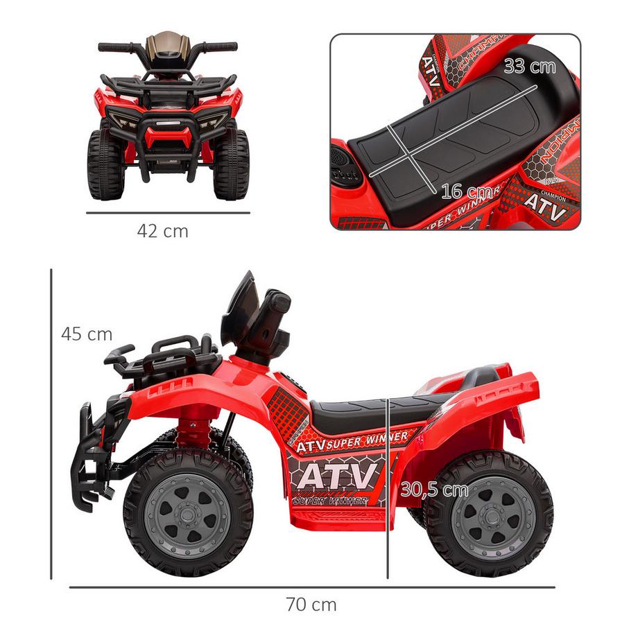 HOMCOM  Mini Elektro-Quad Kinder 