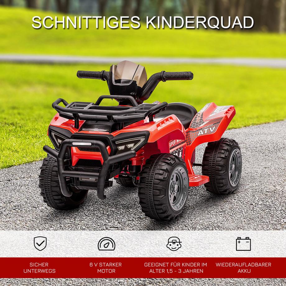 HOMCOM  Mini Elektro-Quad Kinder 