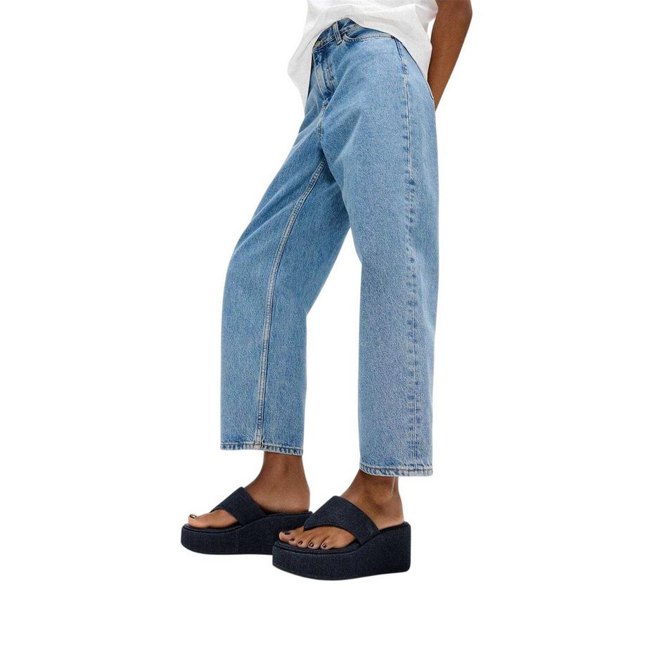 fit flop Sandali Con Zeppa In Denim  