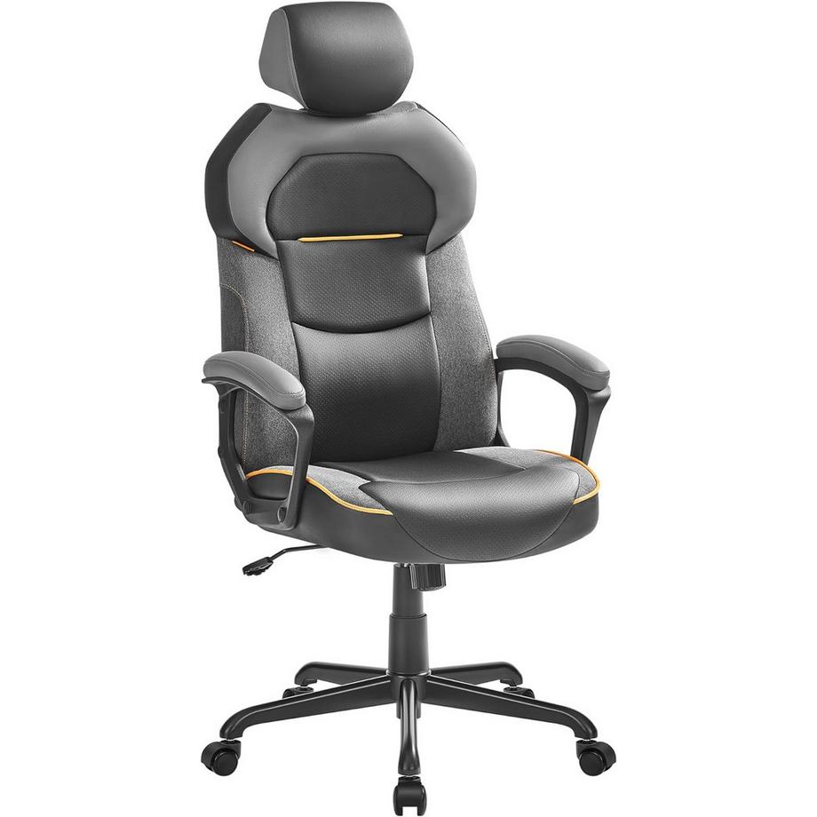 Pricenet  Chaise de bureau ergonomique réglable avec tissu respirant 