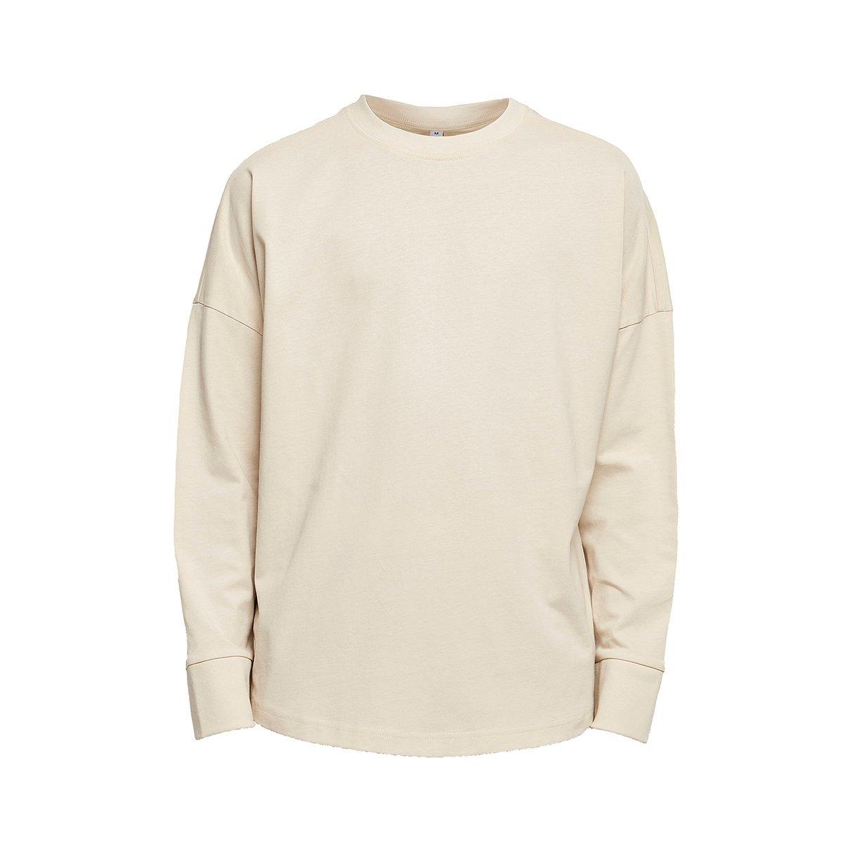 Image of Tshirt Angeschnitten Langärmlig Herren Sand XXL