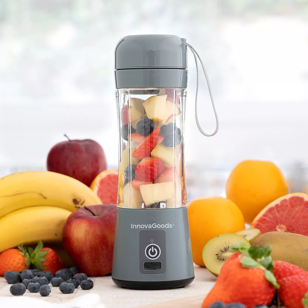InnovaGoods – Wiederaufladbarer tragbarer Standmixer mit Becher Shakuit