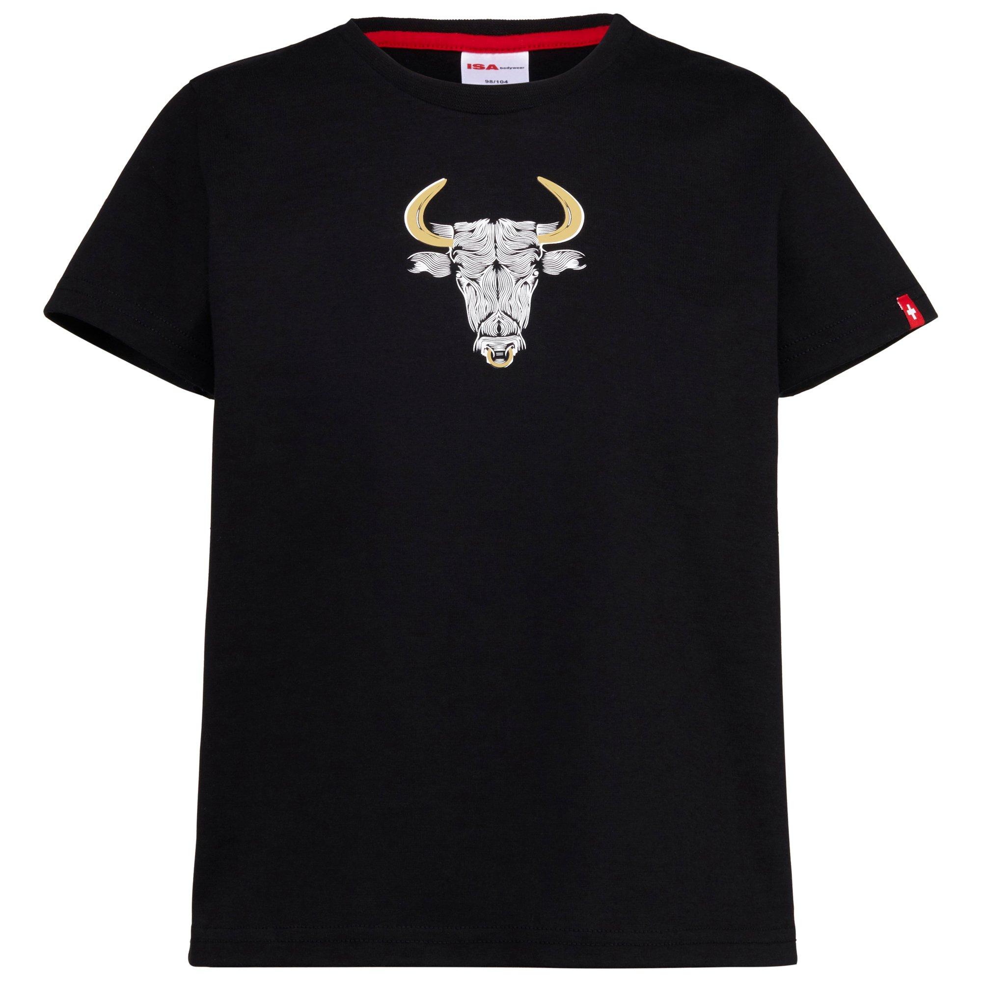 Image of Shirt Kurzarm, Rundhals Jungen Schwarz 98/104