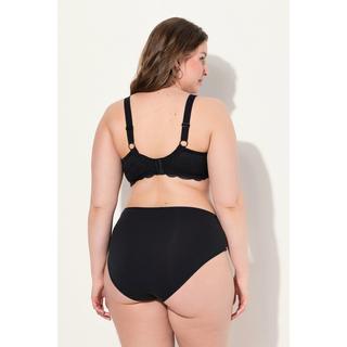 Ulla Popken  Soutien-gorge Spacer Zoe. Modèle à armatures et dentelle. Bonnet C- D 