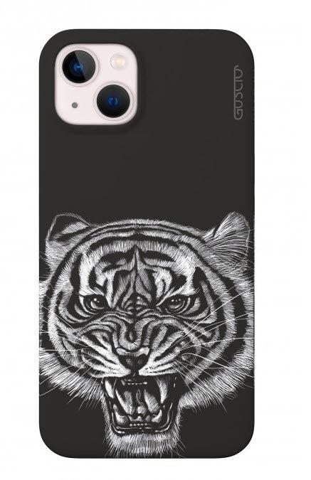 GUSCIO  iPhone 13 mini - GUSCIO Coque noire tigre 