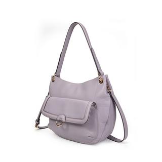 Kate Lee  Kate Lee sac porté épaule ou bandoulière en cuir Hobo Ully gris clair 