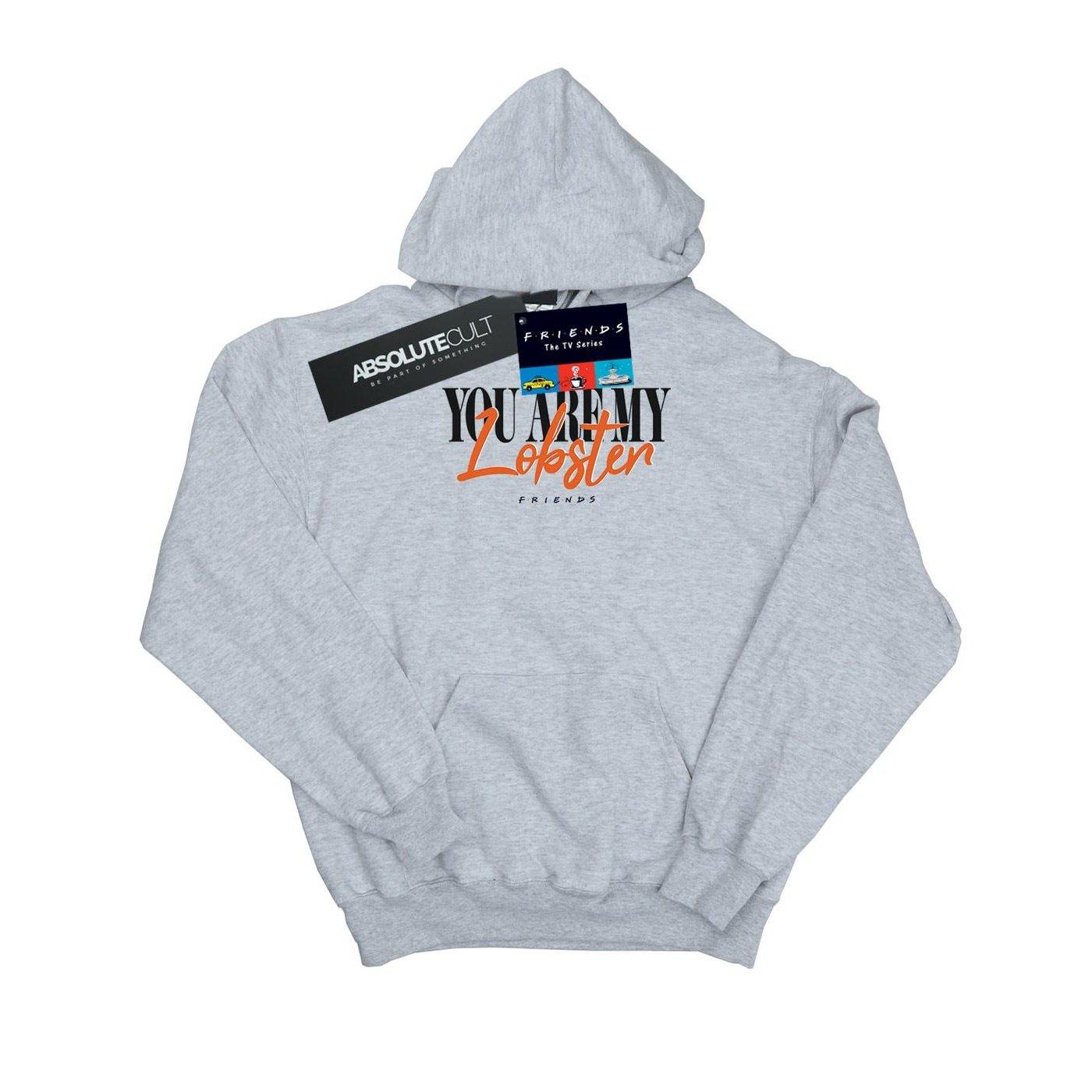 Image of Lobster Soul Mates Kapuzenpullover Herren Grau L