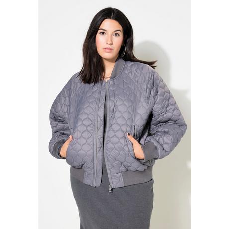 Studio Untold  Veste bombers oversize, surpiqûres, doublure colorée 