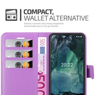 Cadorabo  Housse compatible avec Nokia G11 / G21 - Coque de protection avec fermeture magnétique, fonction de support et compartiment pour carte 