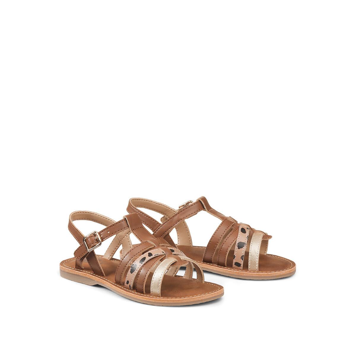 Image of Ledersandalen Unisex Braun 31