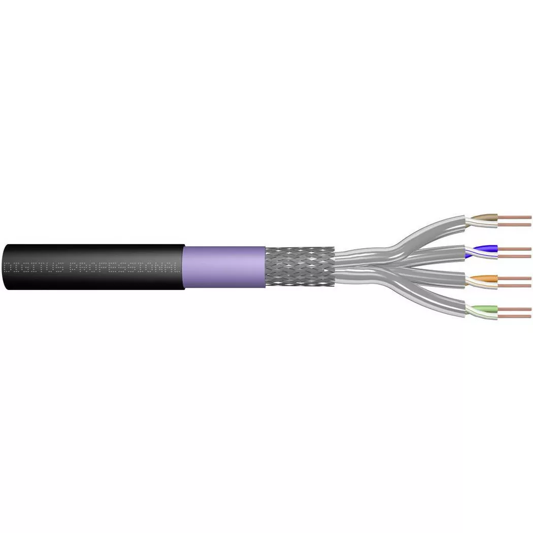 DIGITUS CAT 7 S-FTP - 100m - Schwarz - 100m