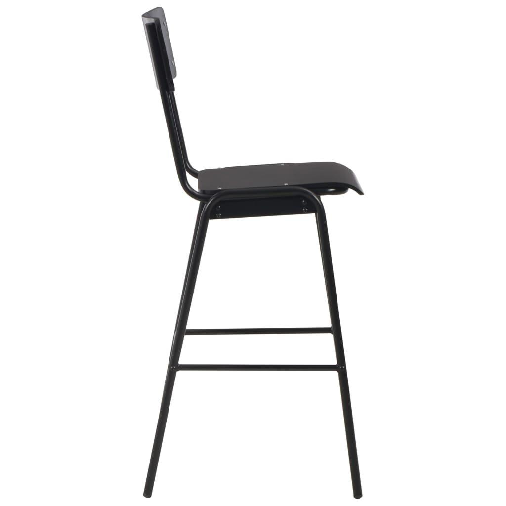 VidaXL Tabouret de bar bois  